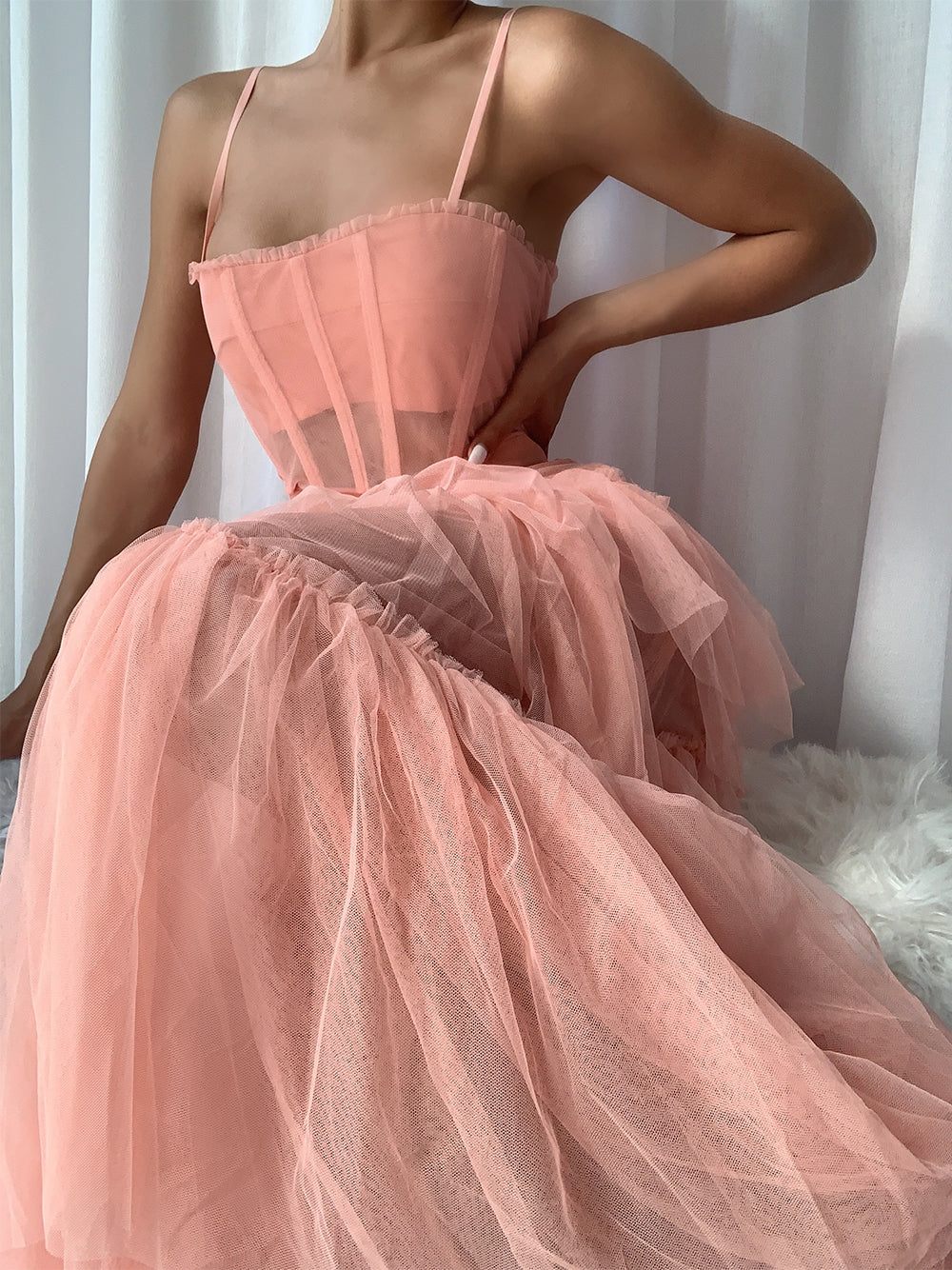 DIDA Tüllkleid in Rosa