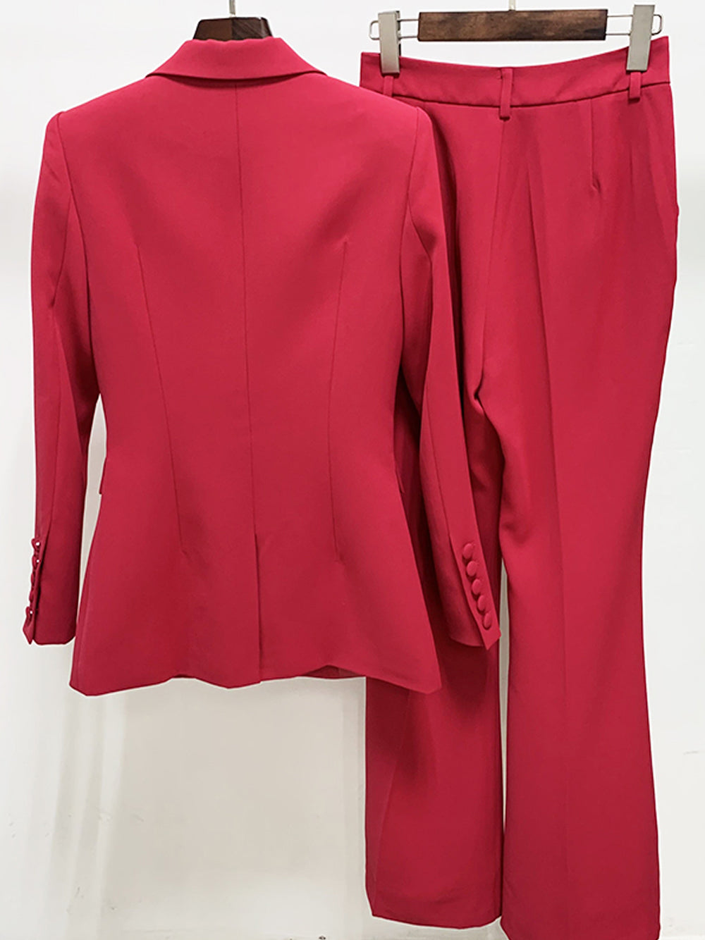 NAOMA Blazer &amp; Schlaghose Set in Magenta