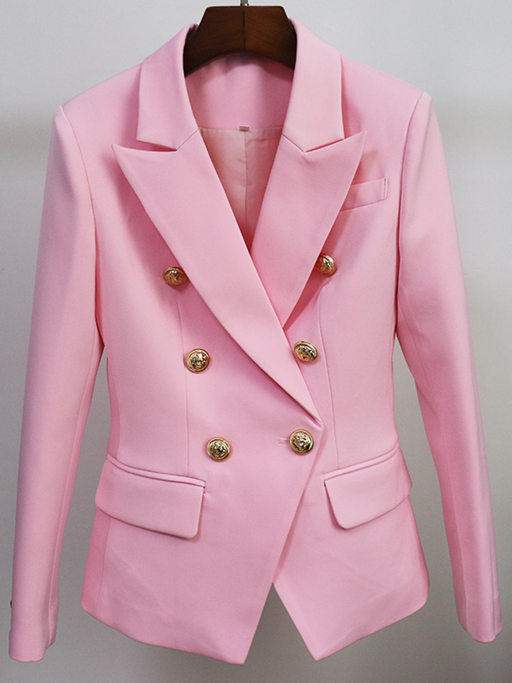 Rosa Zweireihiger Blazer