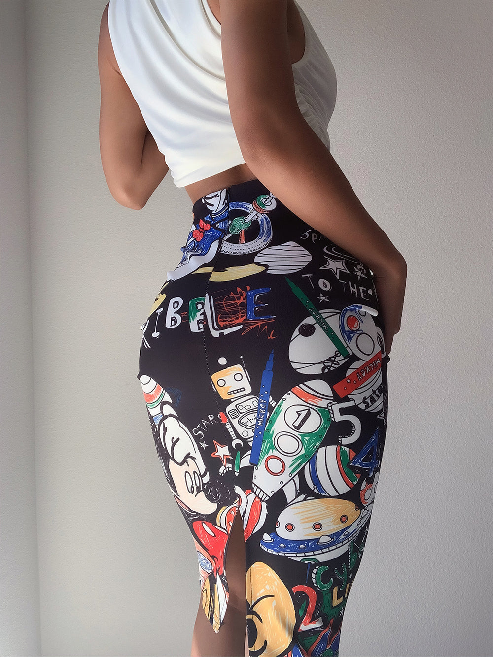 PANIC Midi Pencil Skirt