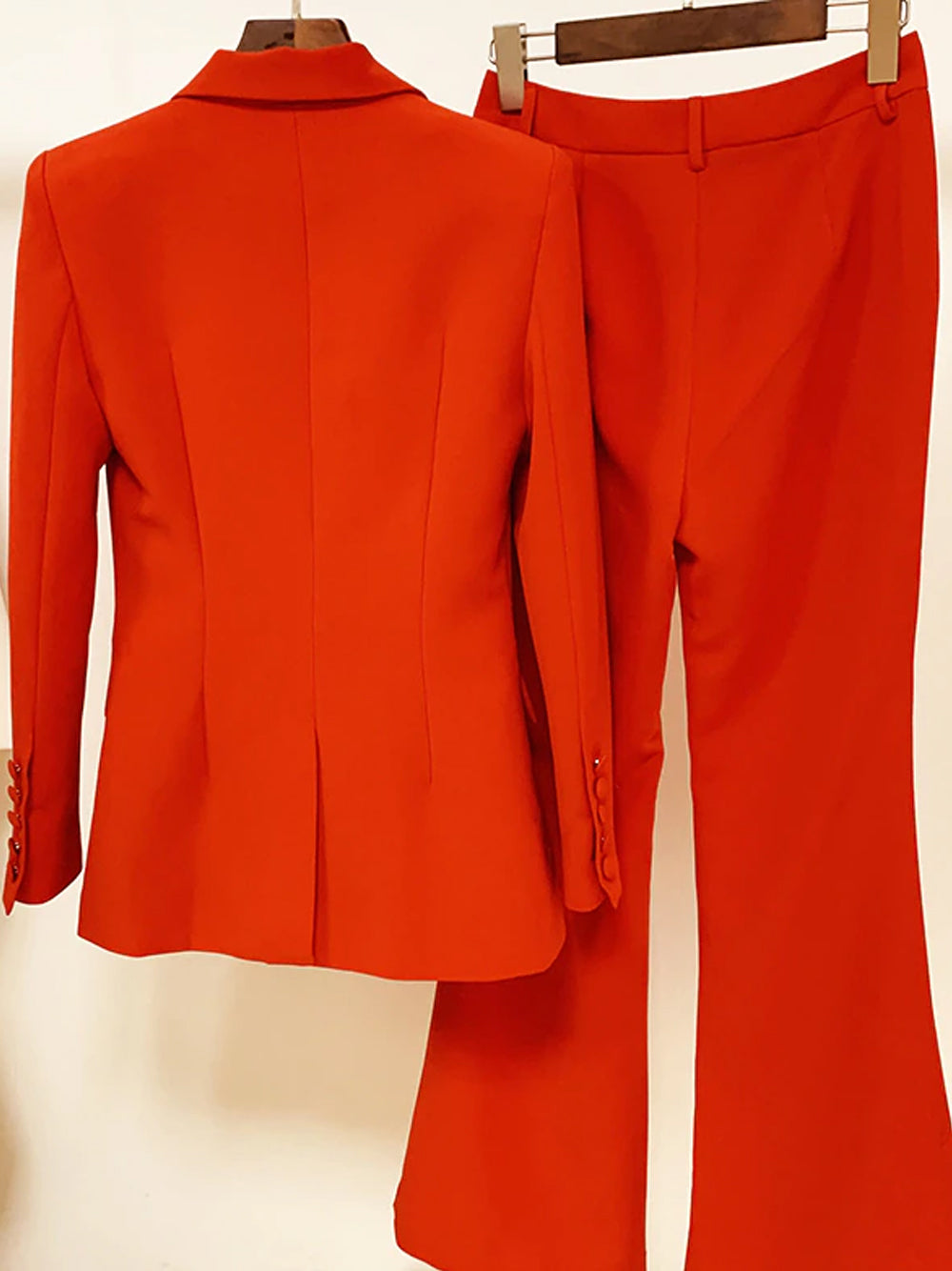 NAOMA Blazer &amp; Schlaghose Set in Rot