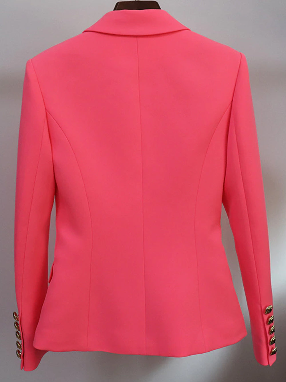 Blazer cruzado en rosa