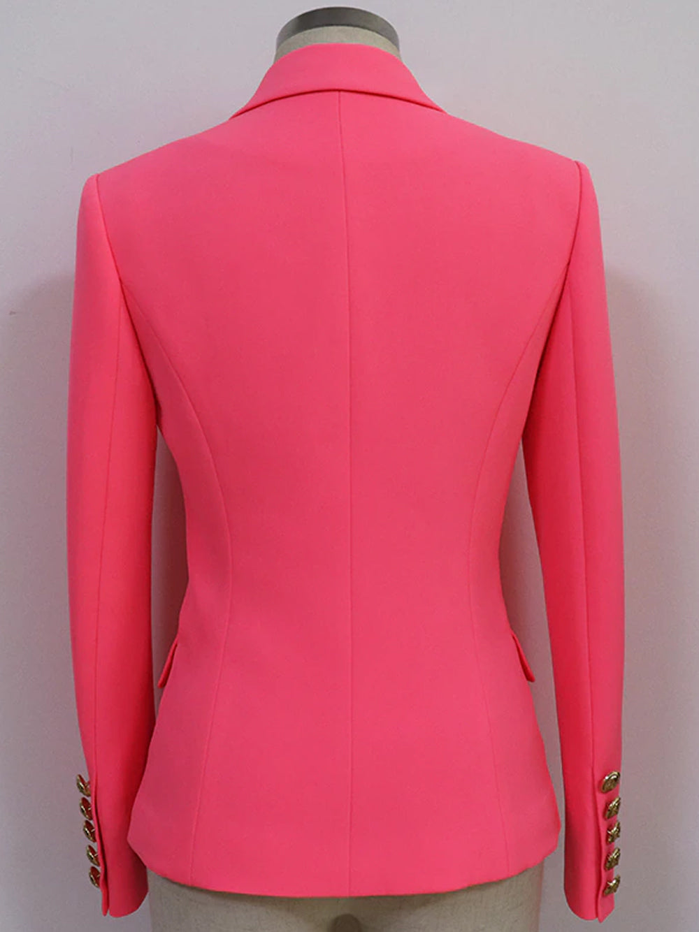 Blazer cruzado en rosa