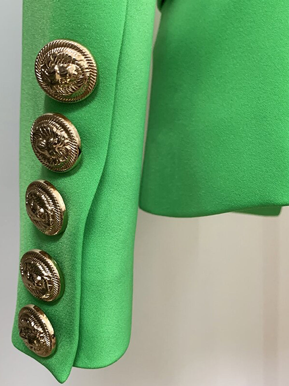 Double Breasted Blazer in Hunter Green