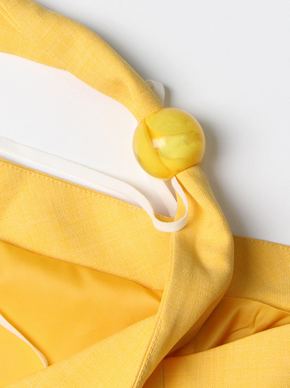 DEIDE Asymmetric Blazer in Yellow