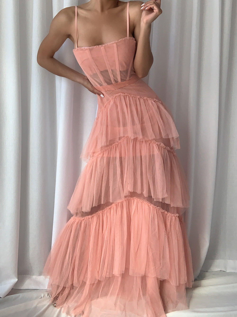 DIDA Tüllkleid in Rosa