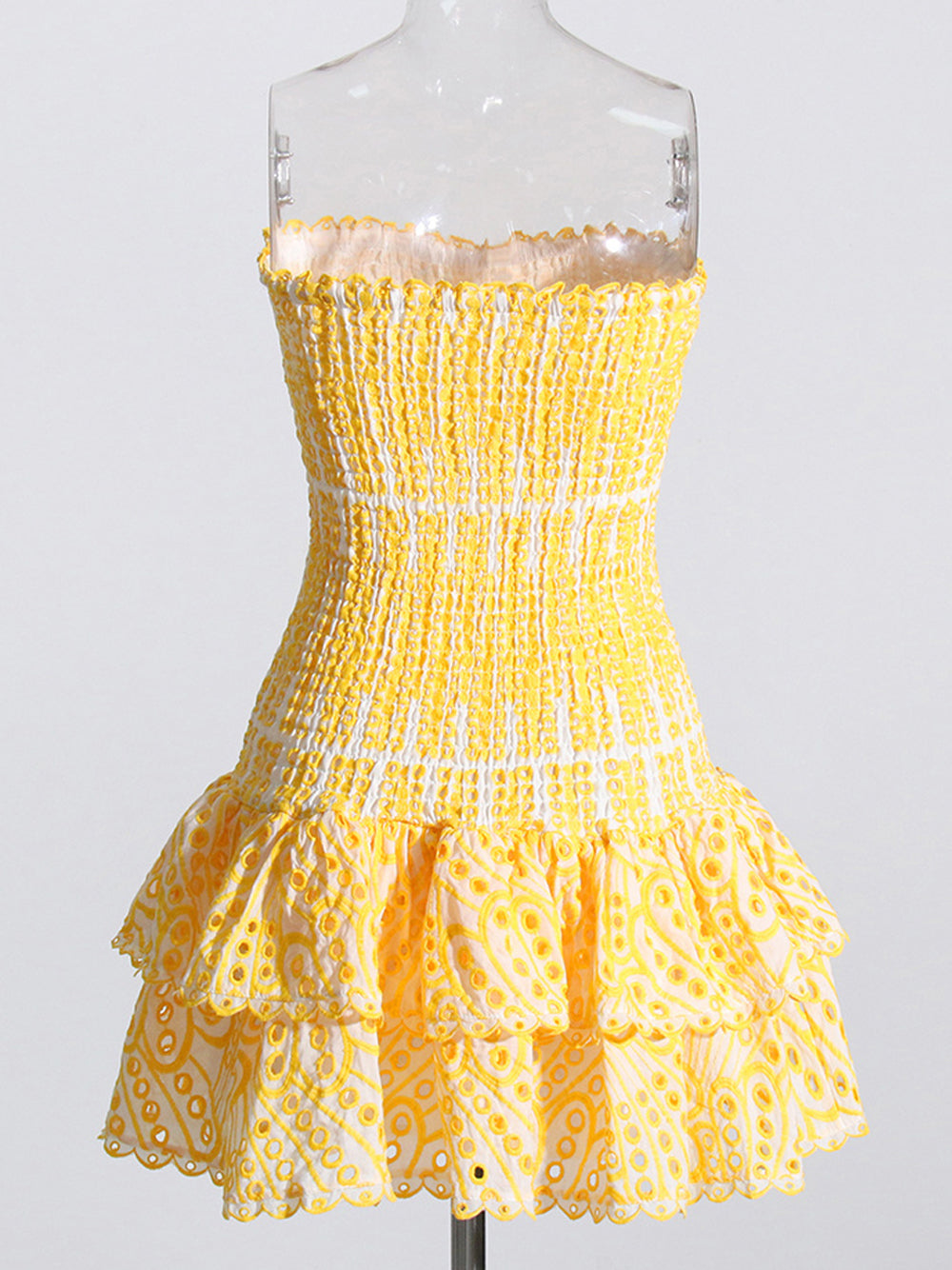 Vestido mini amarillo POETTE