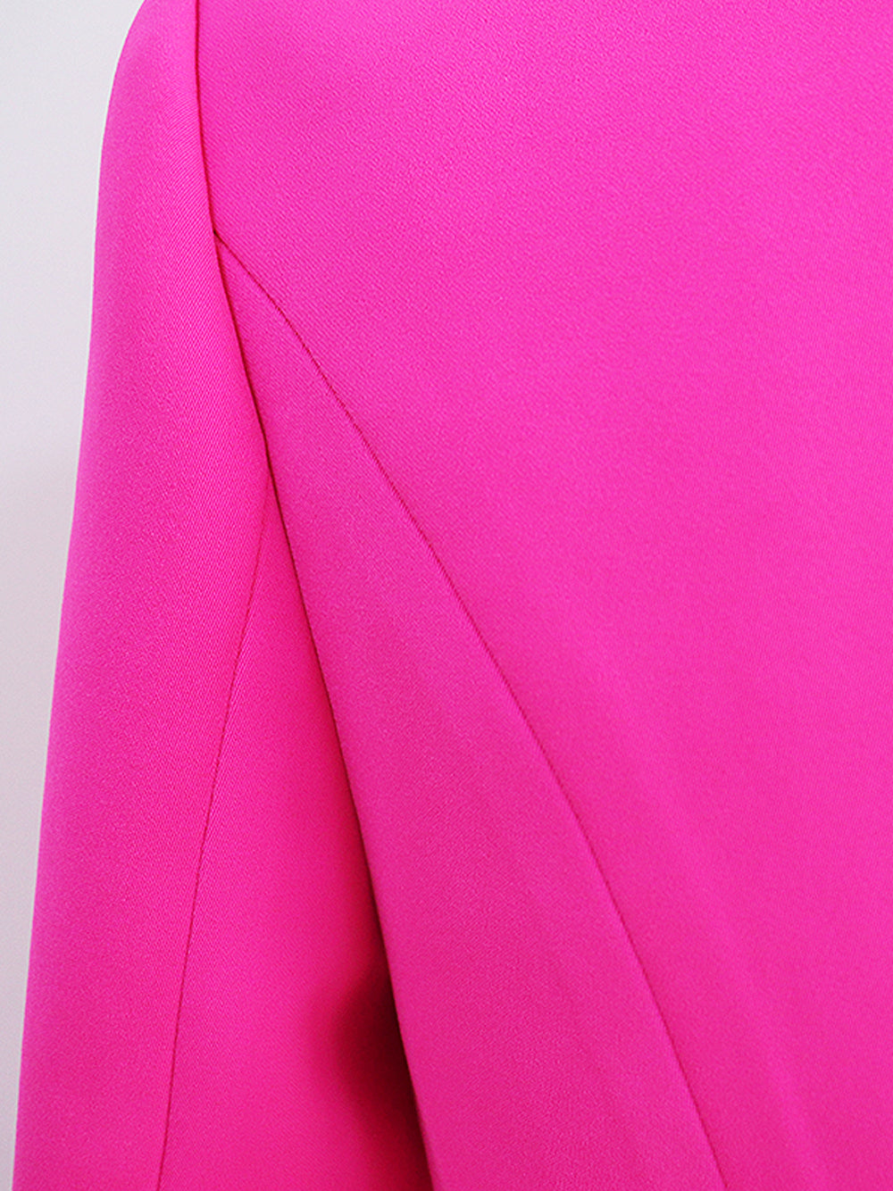 Blazer cruzado fucsia extragrande