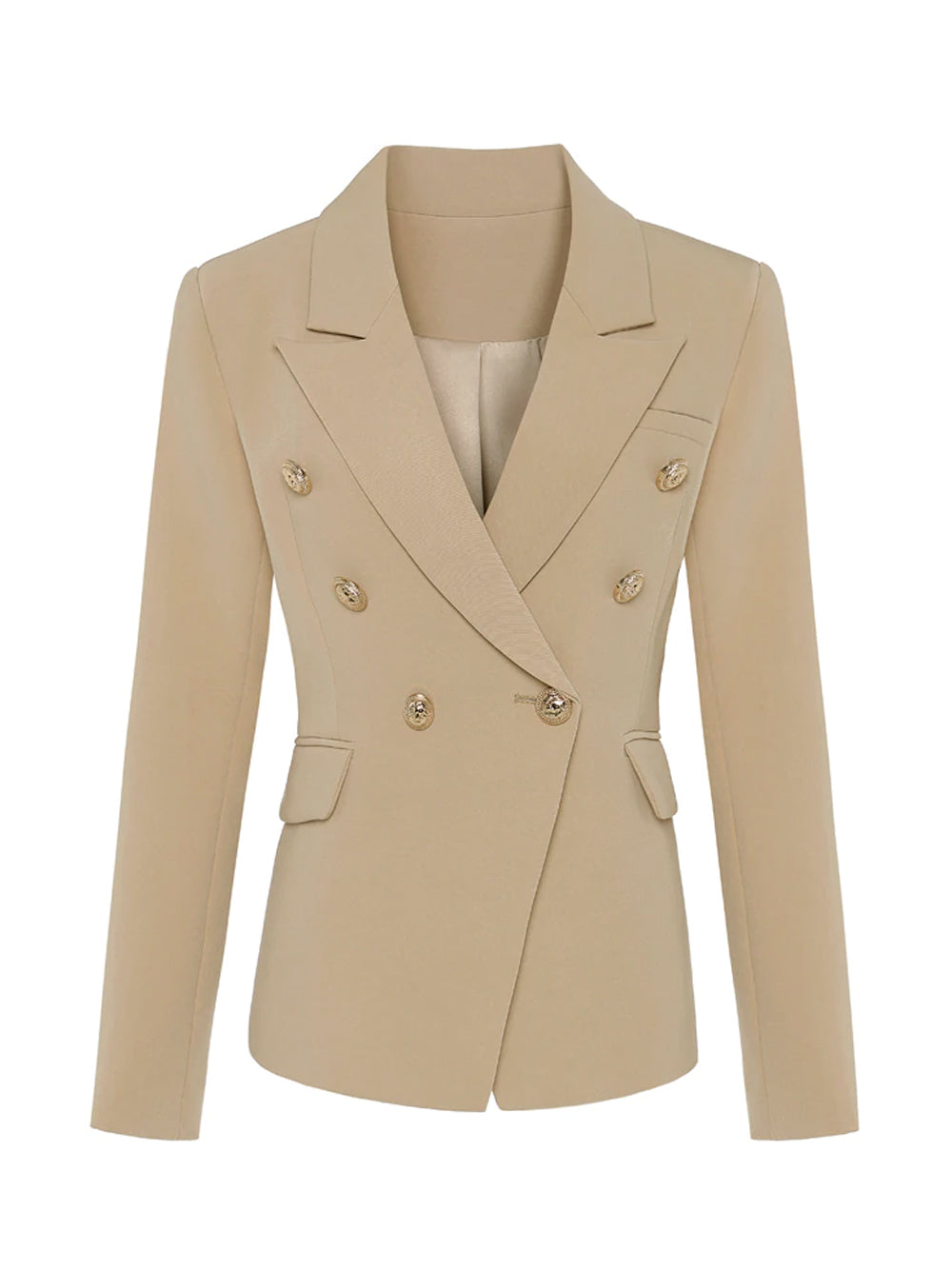 PENELOPE Zweireihiger Blazer in Beige