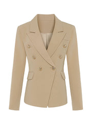 Blazer cruzado PENELOPE en beige