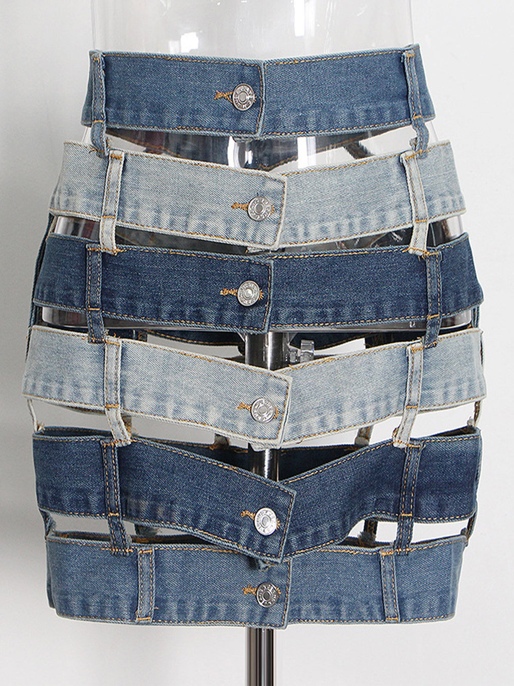 CROSSOVER Denim Skirt