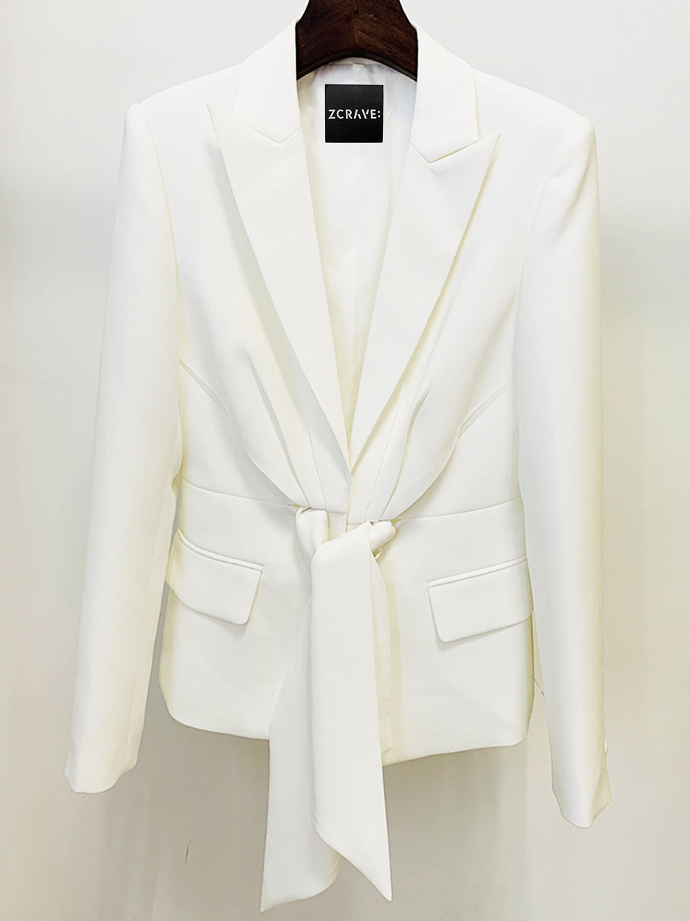 Conjunto de blazer y pantalón PENNY en blanco