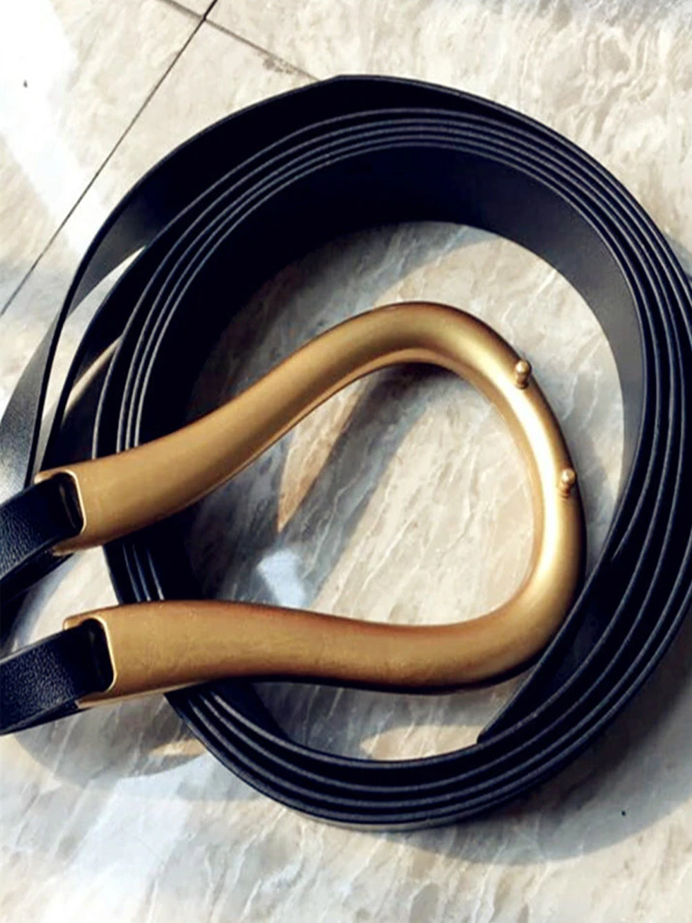 U Leather Belt