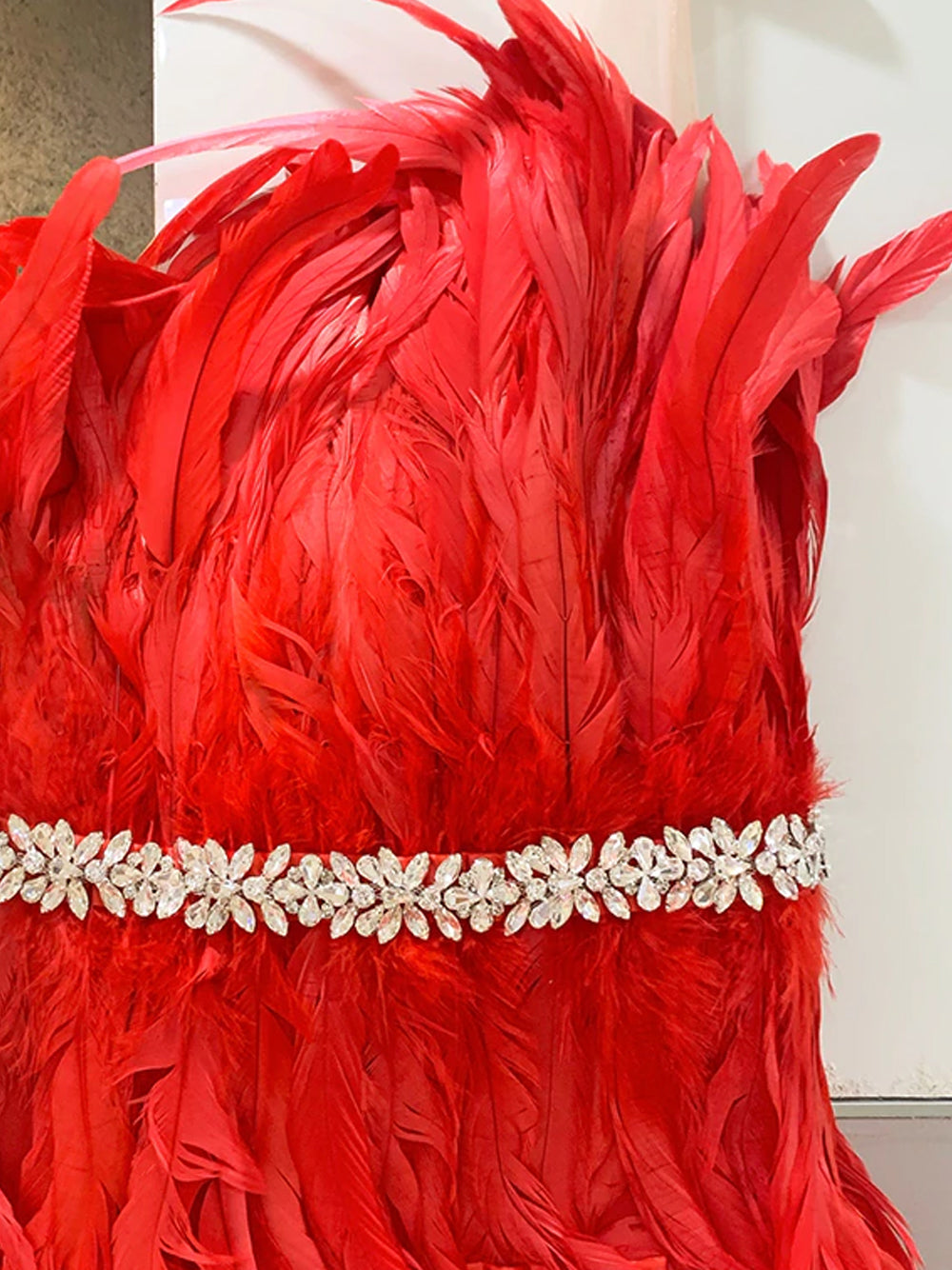 Vestido de plumas de OPERA 