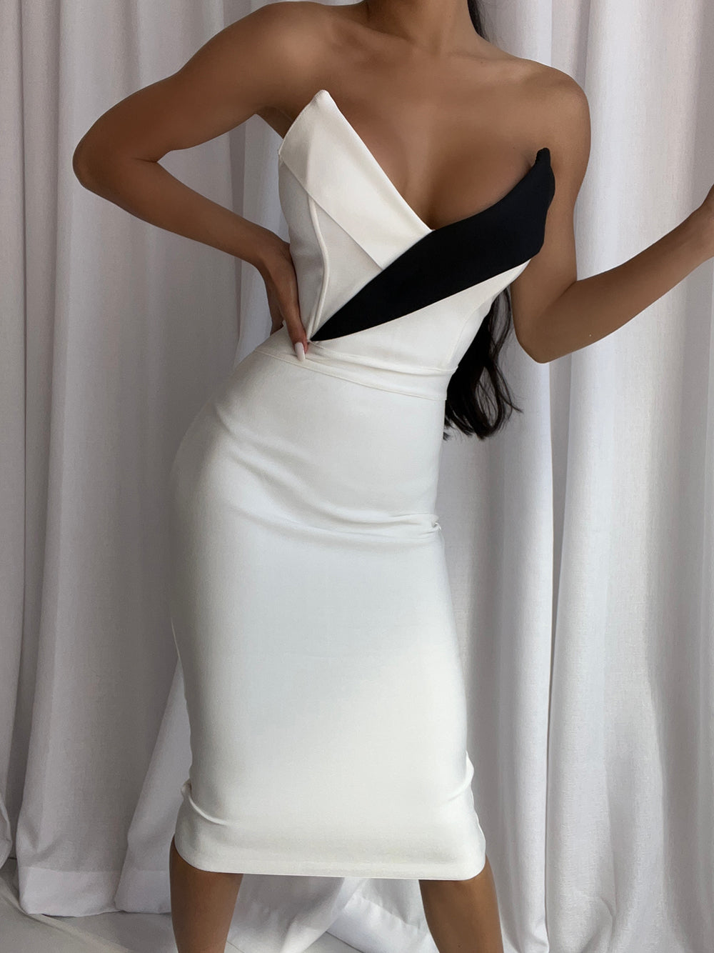 Vestido midi EIMEAR