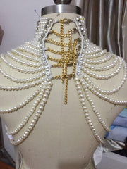 ALTHAIA Pearl Chain Top