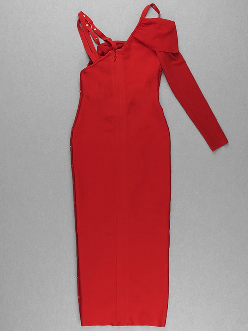 Vestido largo BROOME en rojo