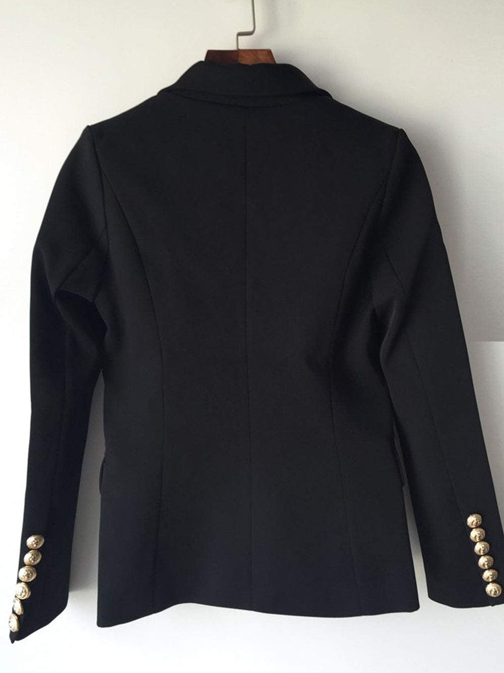 Zweireihiger Blazer in Schwarz