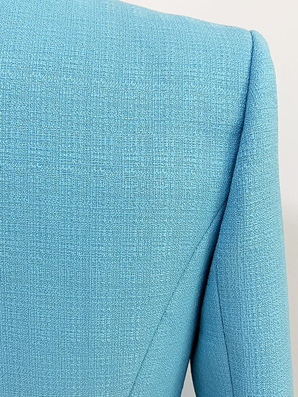 Zweireihiger Blazer in Hellblau