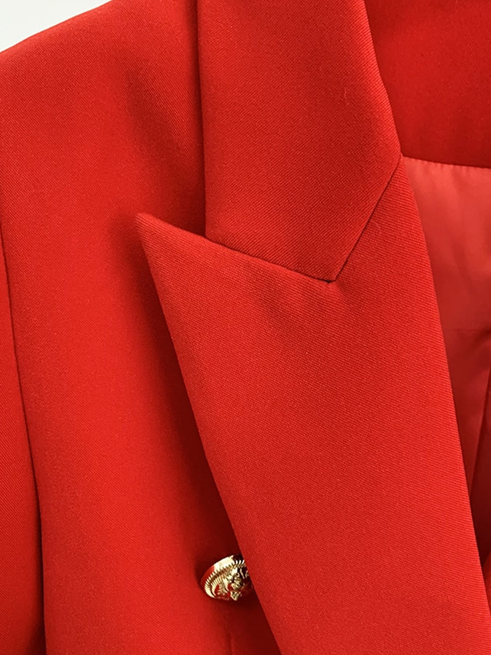 PENELOPE Zweireihiger Blazer in Rot