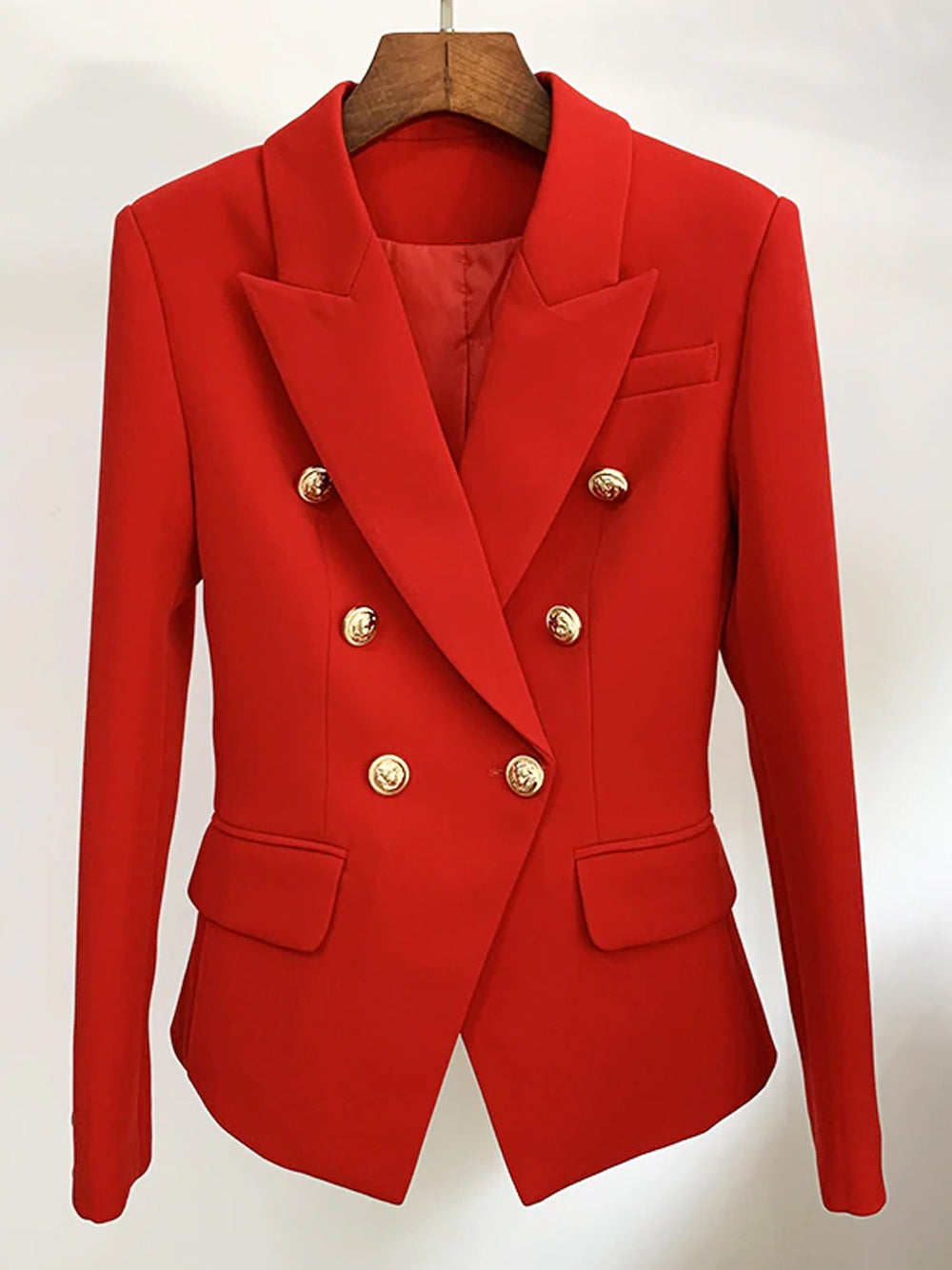 PENELOPE Zweireihiger Blazer in Rot