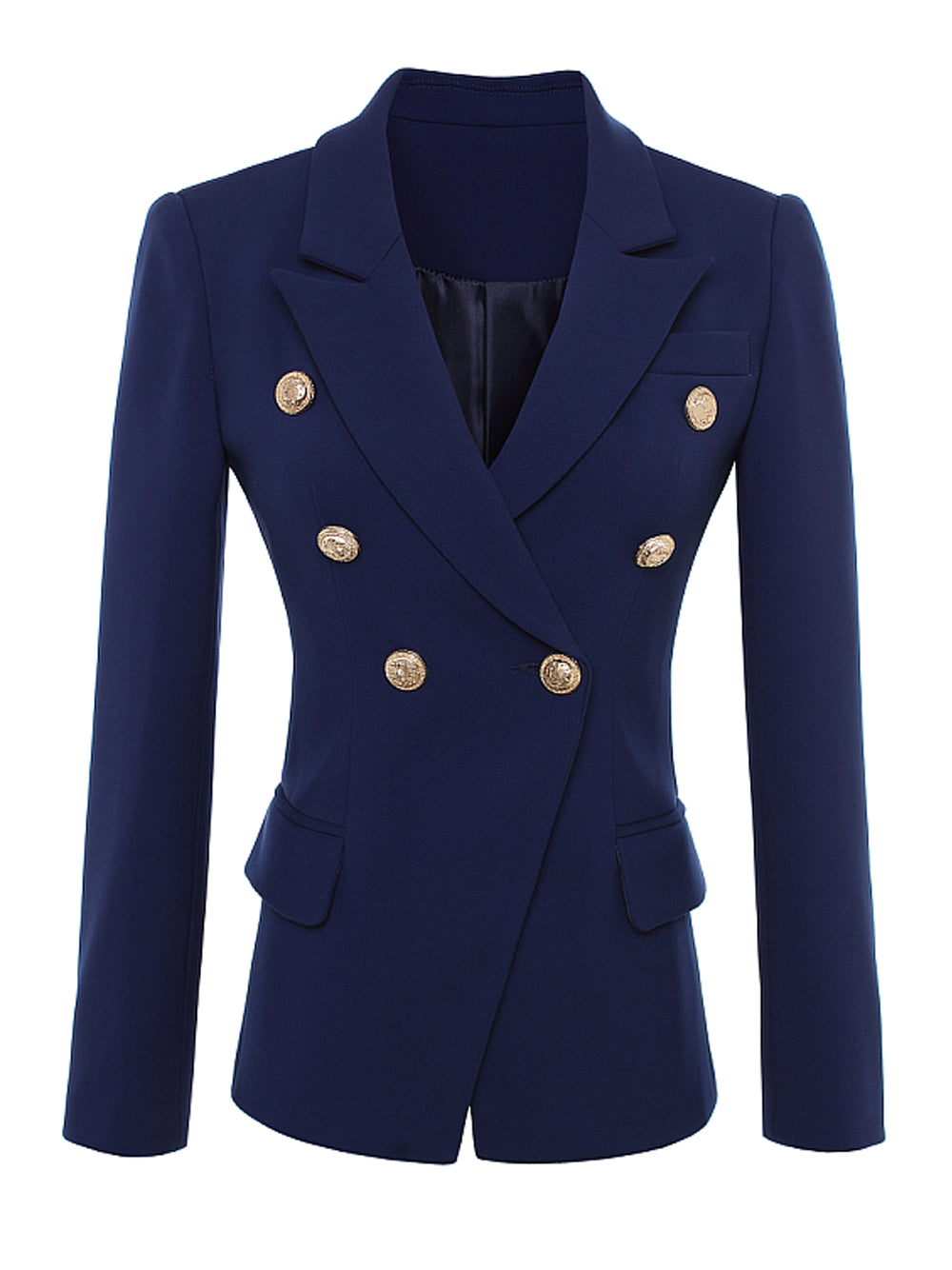 Blazer cruzado PENELOPE en azul