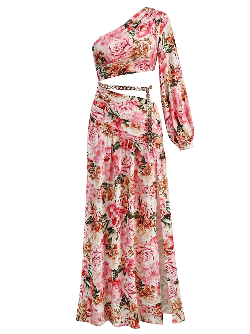 CERASSE One Sleeve Maxi Dress