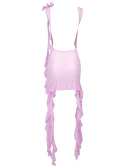 SIA Mesh Mini Dress