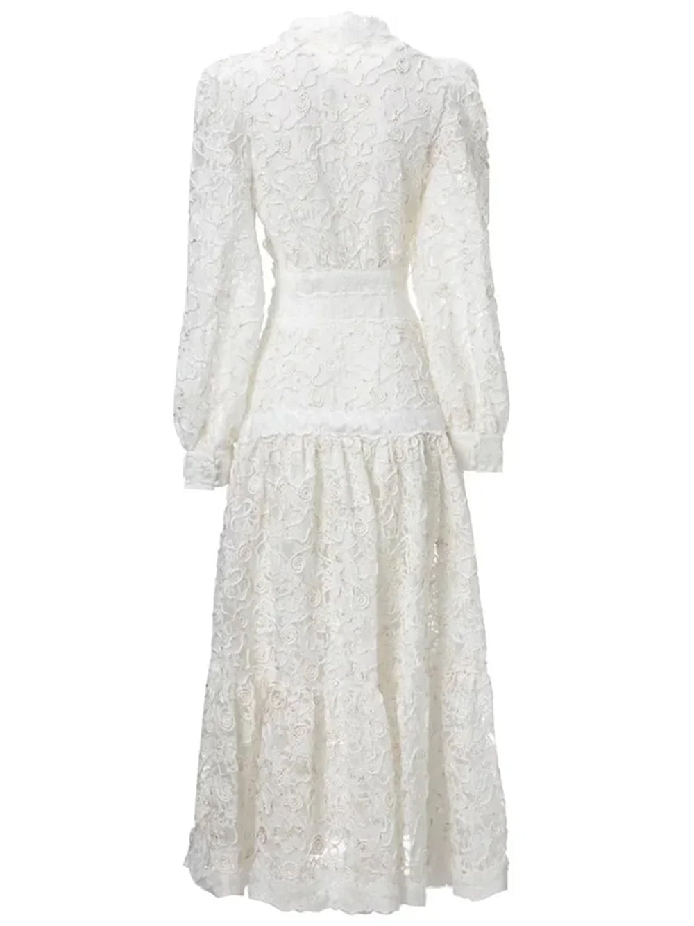 ERENNE Lace Midi Dress in White