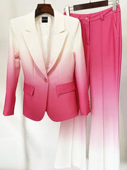 PENDENZA Blazer- und Hosenset in Rosa