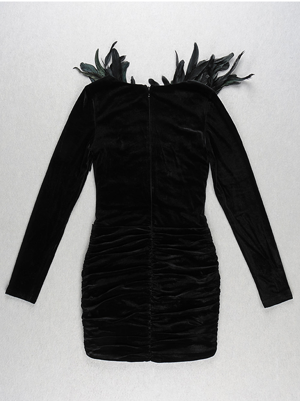 EVONE Feathers Mini Dress