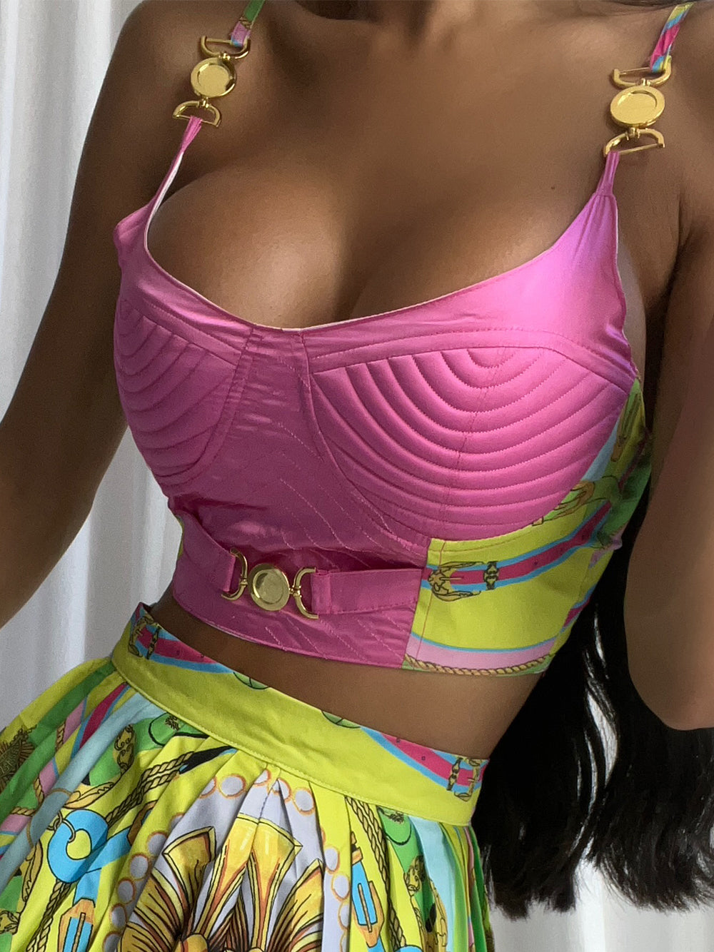 Conjunto de top y falda SEELA