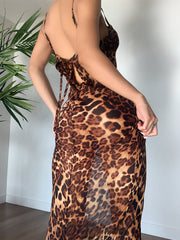 Vestido de leopardo CATALINA