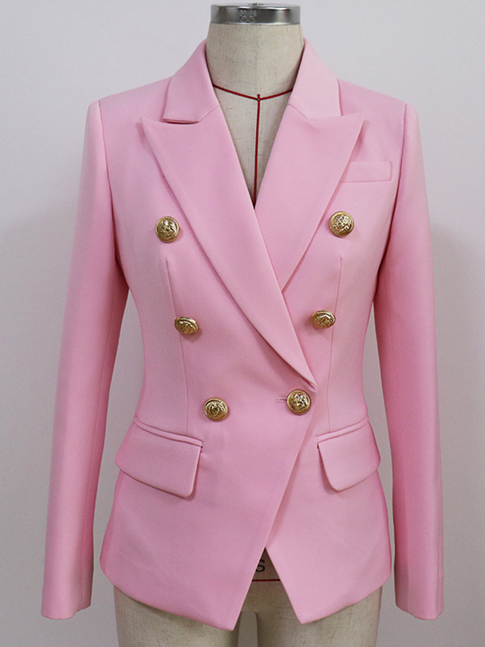 Rosa Zweireihiger Blazer