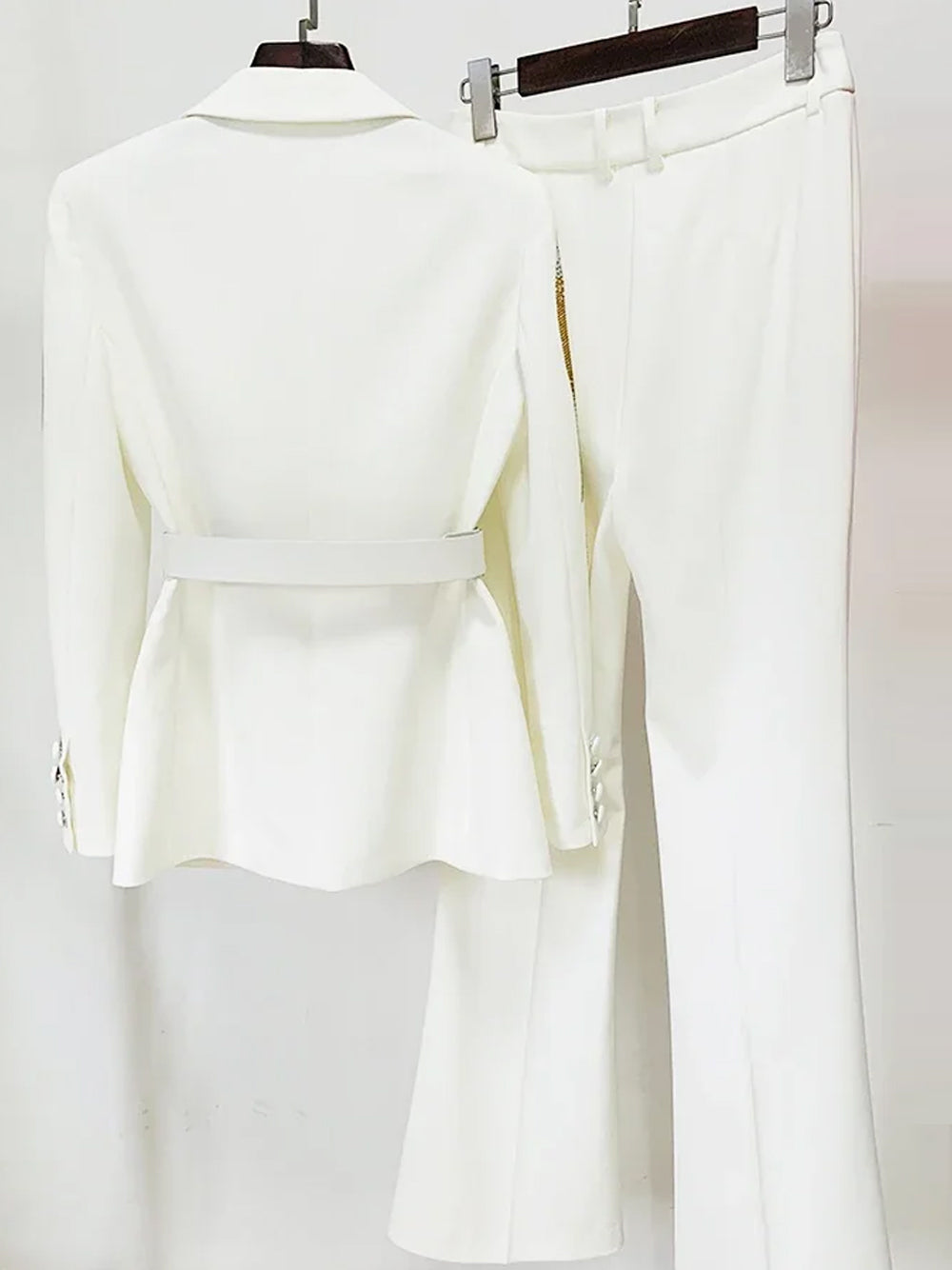 SHEA Blazer & Pants Set in White