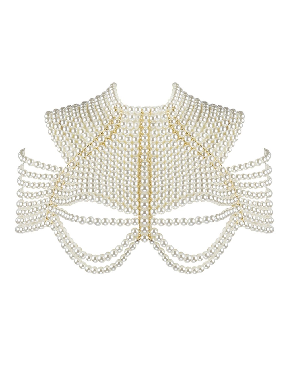 HILLSTONE Pearls Shawl