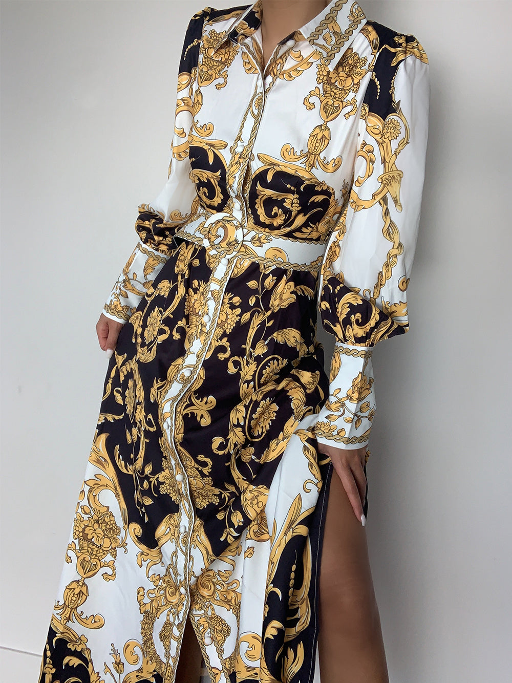 ALORA Printed Maxi Dress