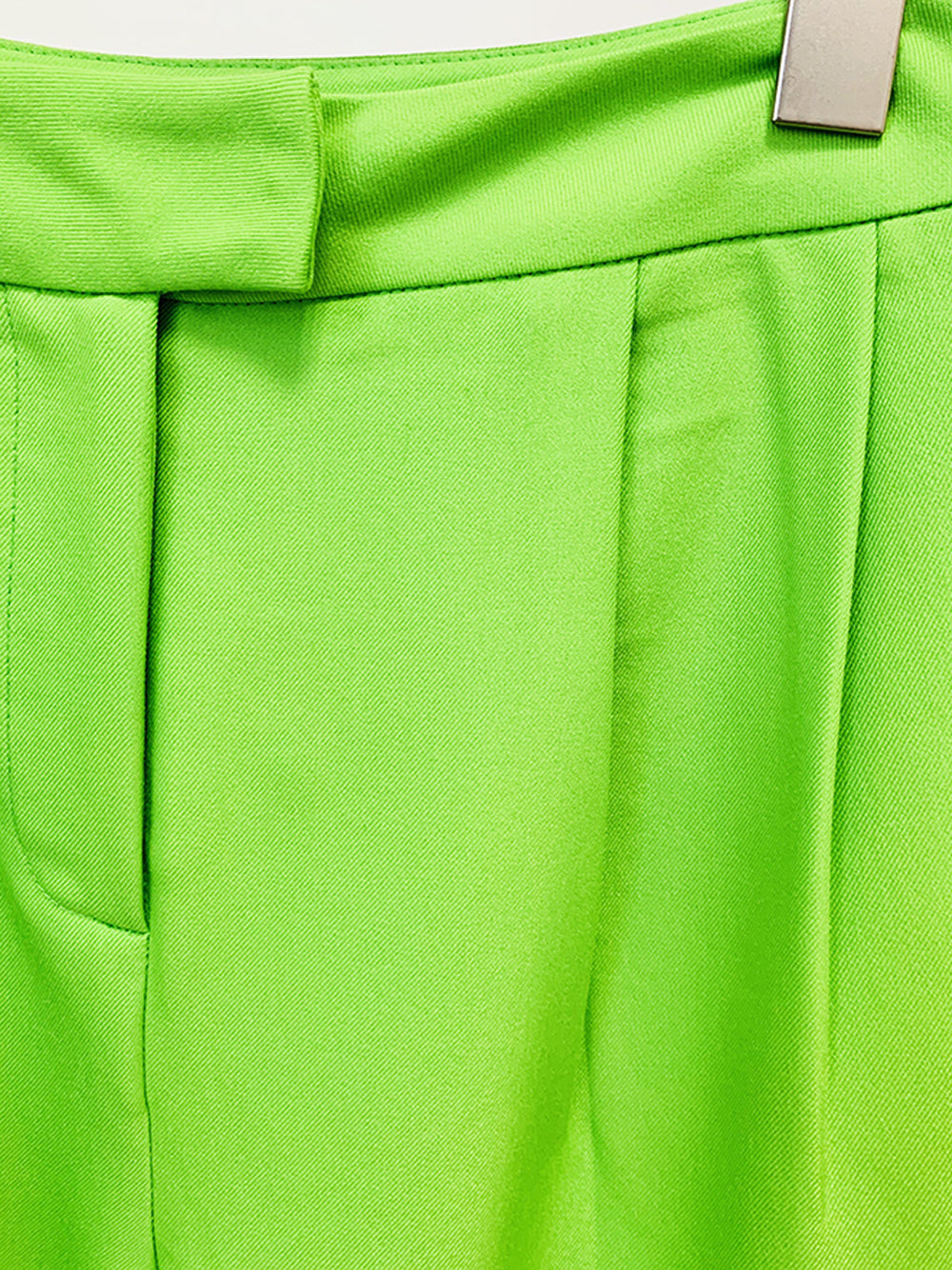 NAOMA Blazer & Flared Pants Set in Neon Green