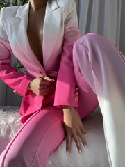 PENDENZA Blazer- und Hosenset in Rosa