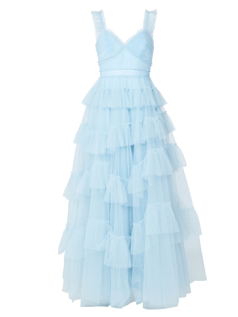 NILA Tulle Maxi Dress in Columbia