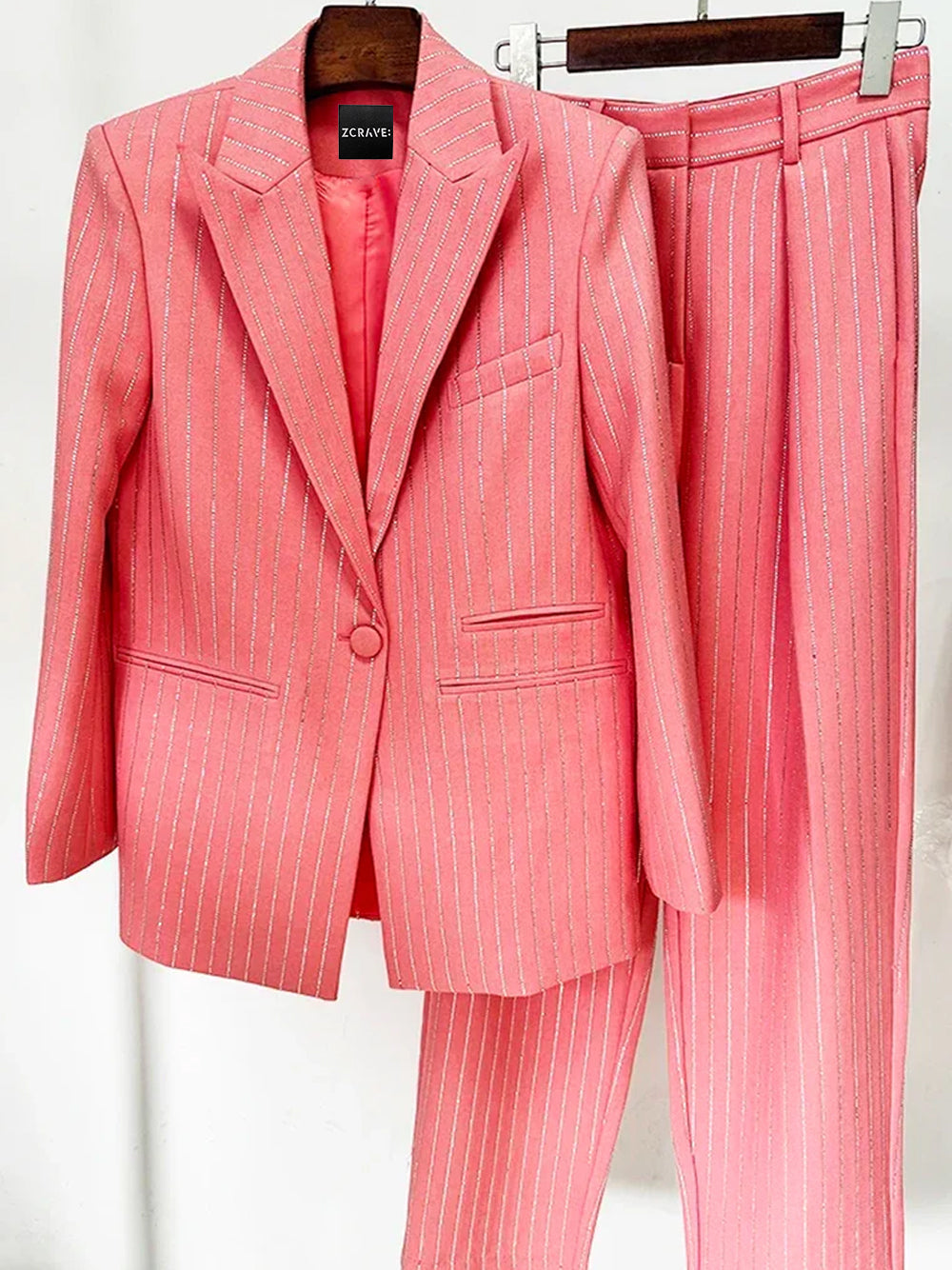 Conjunto de blazer y pantalón extragrande SOPRA