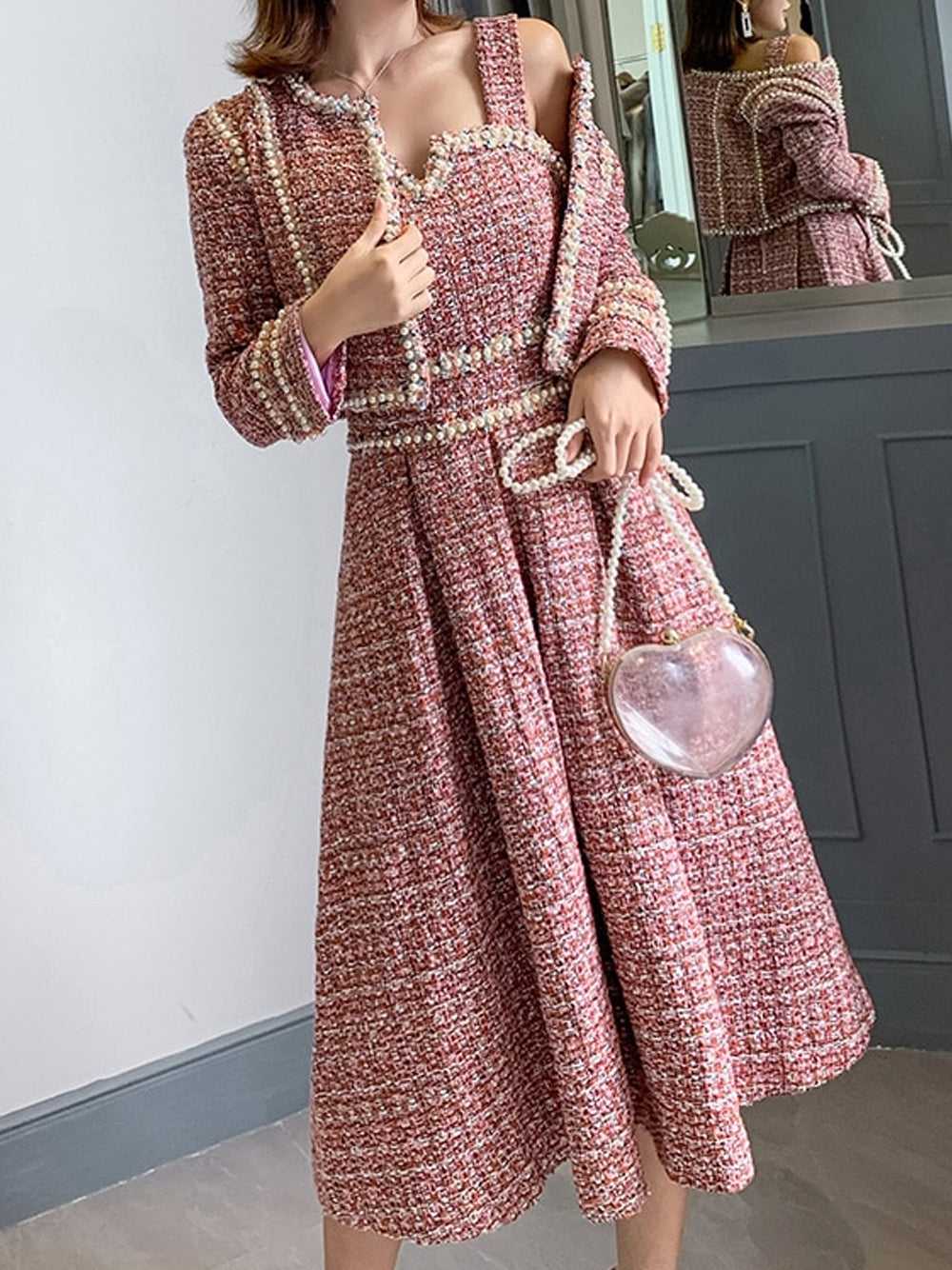 DANETE Dress & Jacket Set