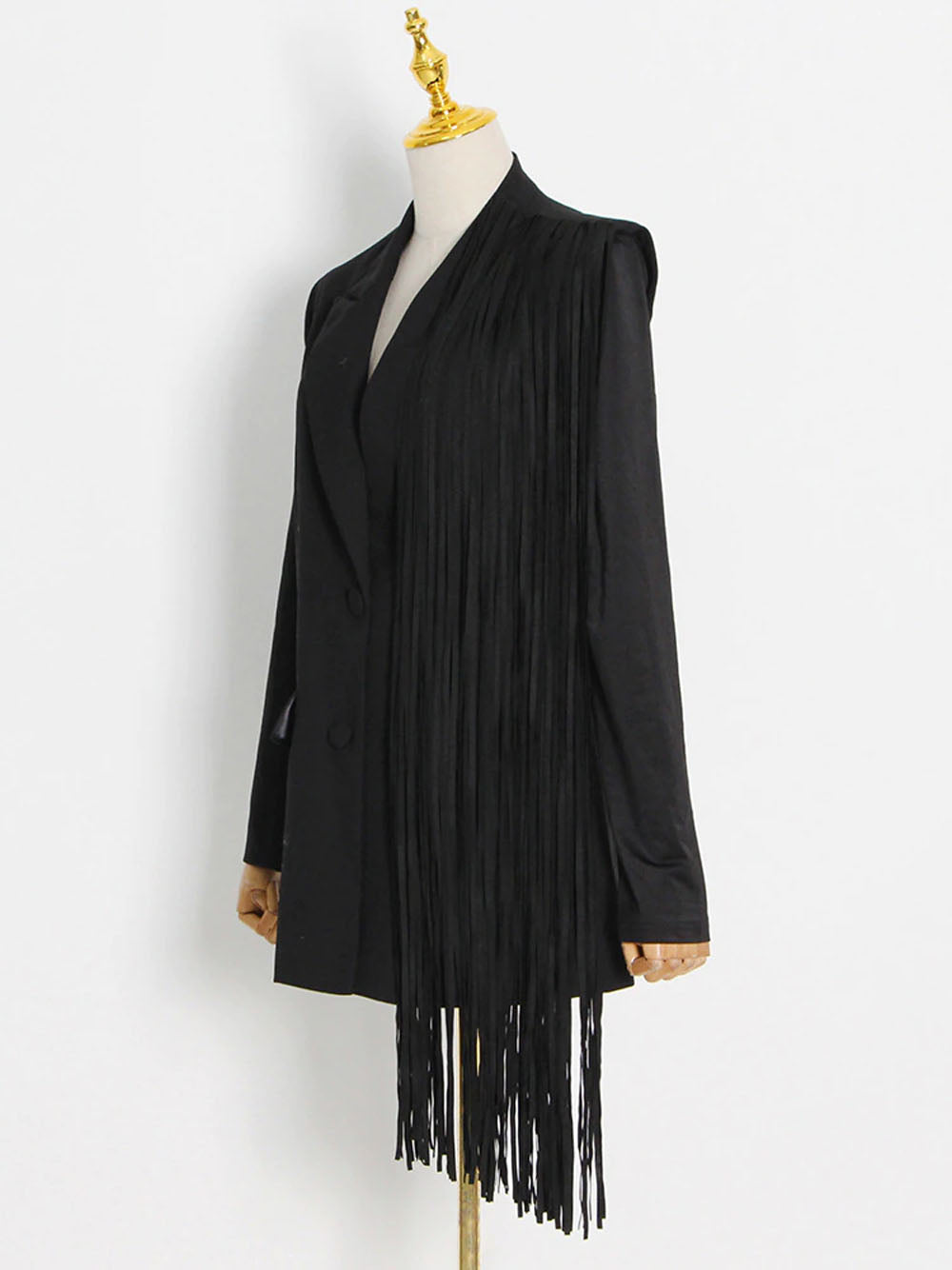 KOYA Blazer w Fringes