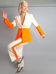 PETELE – Blazer- und Hosenset in Orange