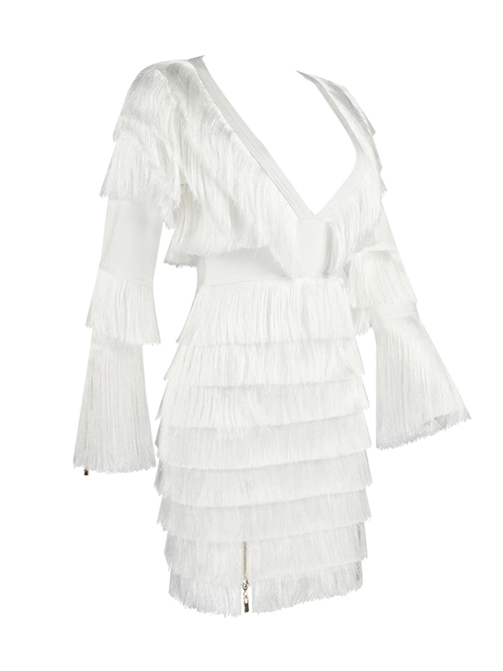 DONDI Fringed Mini Dress