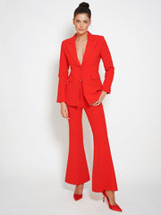 Conjunto de blazer y pantalón 212 en rojo