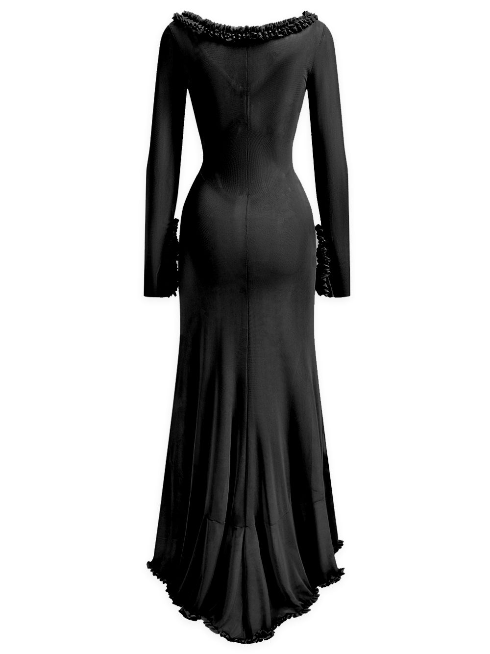 TOTTEME Maxikleid in Schwarz