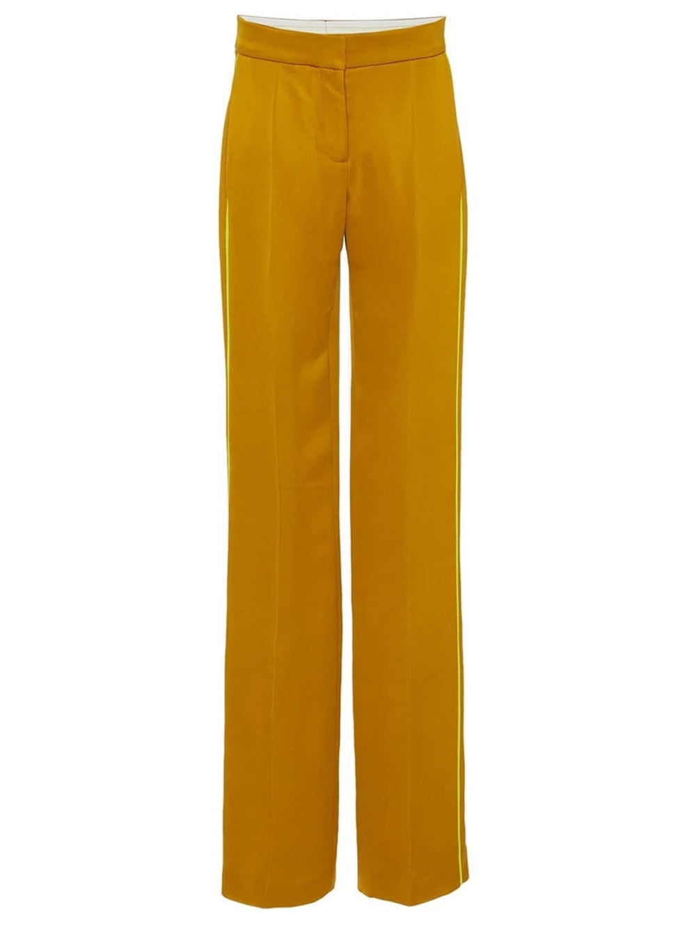 DALIDA Double-breasted Satin Blazer + Pants Matching Set in Gold