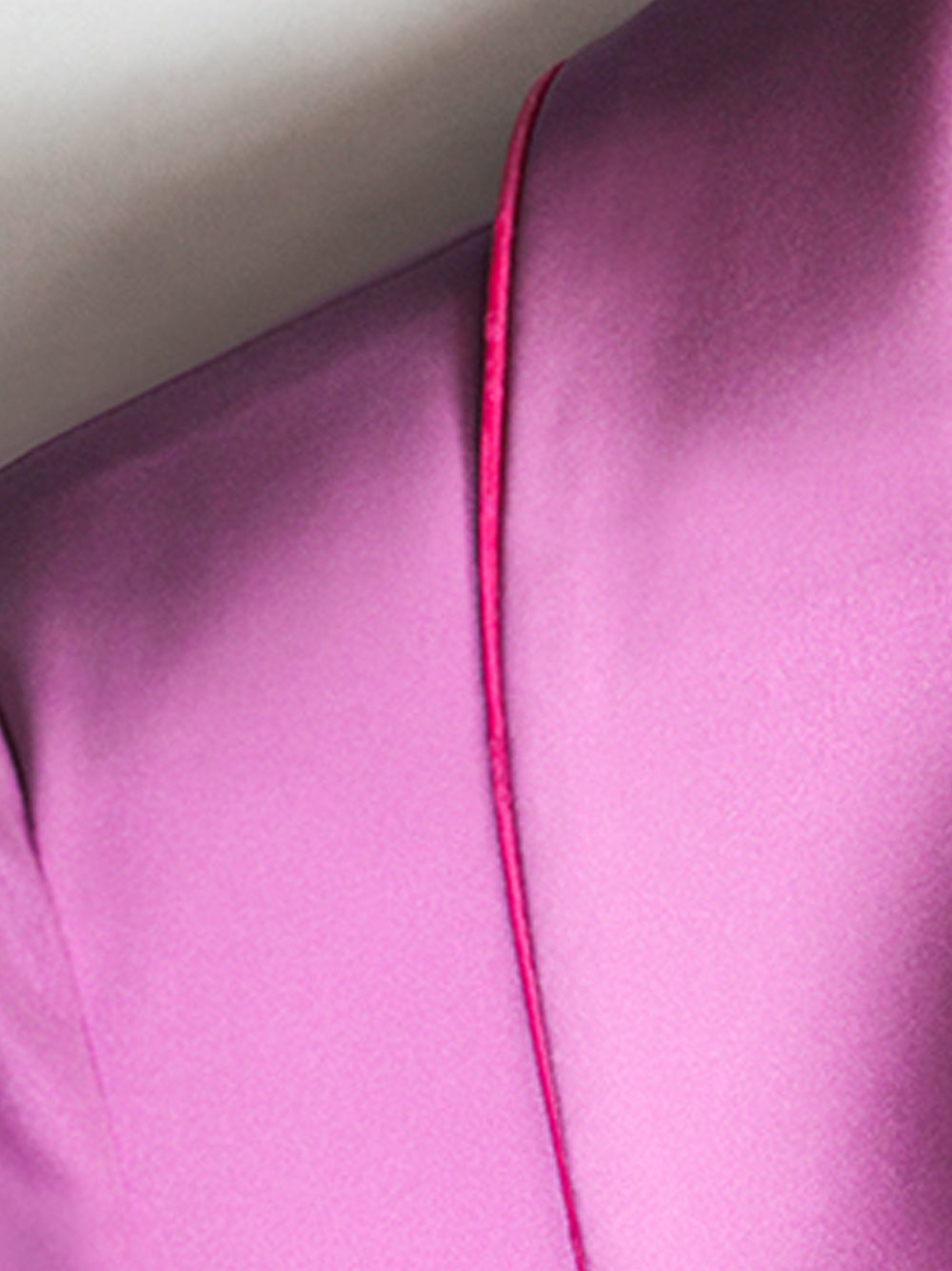 DALIDA Double-breasted Satin Blazer + Pants Matching Set in Pink