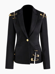 SCOTTIE Safety Pin Blazer